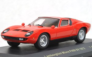 ランボルギーニ ミウラ P400 SV 1972 (レッド) (ミニカー)