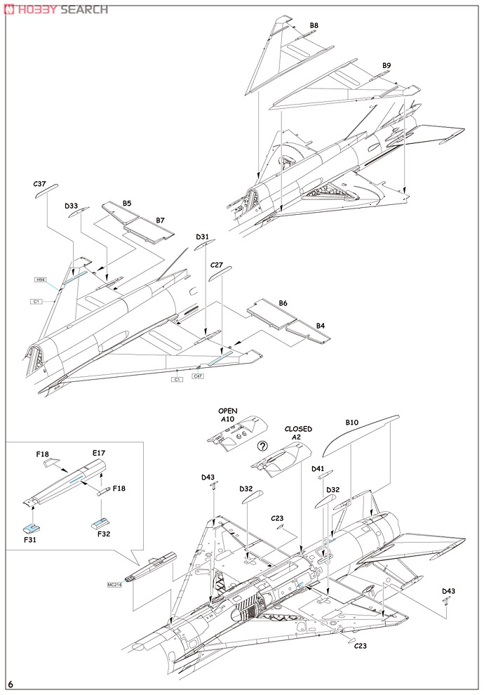 ミグ MiG-21MF フィッシュベッドJ (プラモデル) 設計図6