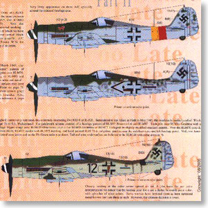 [1/48] Fw-190D9 トゥーリトル トゥーレイト パート2 デカール (プラモデル)