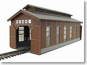 [Miniatuart] Visual Scene Series : Train Shed (Unassembled Kit) (Model Train)