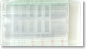 Gangway Door Glass for Greenmax Type.13 (For Tobu Series 50000, 10-cars) (Model Train)