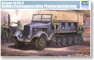 German 5t Half-track Sd.Kfz.6 Engineer Type (Plastic model)