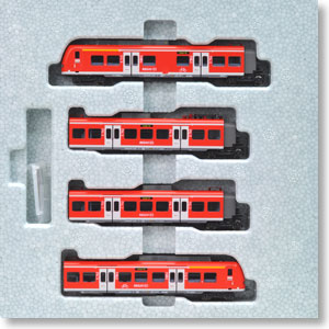 ET425 DB Regio Baden Wurttemberg (赤/白ドア/白ライン) (4両セット) ★外国形モデル (鉄道模型)
