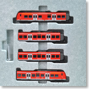 ET425 DB Regio Bayern (Red/White Door/White Line) (4-Car Set) (Model Train)