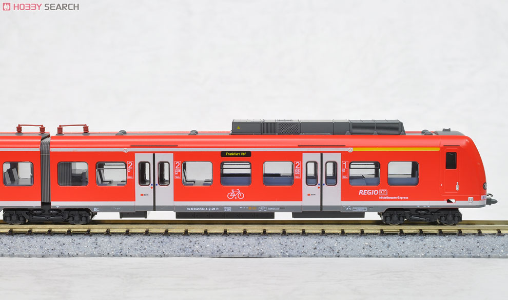 ET425 DB Regio Hessen `Mittelhessen Express` (Red/White Door/White Line) (4-Car Set) (Model Train) Item picture7
