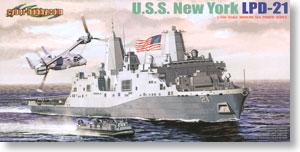 現用アメリカ海軍 ドック型輸送揚陸艦 USS ニューヨーク LPD-21 (プラモデル)