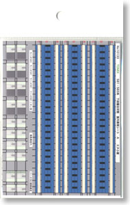 室内表現シート 581・583系 TOMIX 下段寝台状態表現用 (12輛分) (鉄道模型)