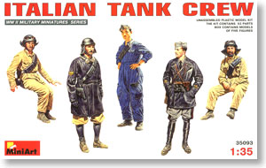 Italian Tank Crew (Plastic model)