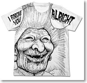 罪と罰 漫F画太郎「罪と罰」ババアTシャツ WHITE M (キャラクターグッズ)