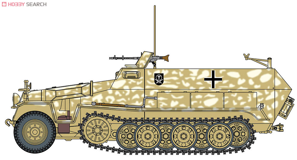 WW.IIドイツ軍 Sd.Kfz.251 C型 兵員輸送車 w/ドイツ軍 歩兵 1941-1942 (プラモデル) 商品画像1