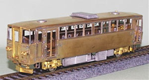 HO Kurihara Denen Railway Type KD-10 (Meitetsu Type Kiha10) (Unassembled Kit) (Model Train)