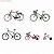 [みにちゅあーと] ジオラマオプションキット 自転車A (組み立てキット) (鉄道模型) 商品画像2