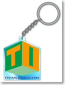 Tiger & Bunny Titan Industry Rubber Key Ring (Anime Toy)