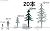 Coniferous Tree 5cm (20pcs.) (Model Train) Item picture2