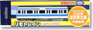 Remotrain RS Series E233 Keihintouhoku Line Middle Car (Middle Car) (Model Train)