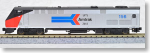 GE P42 `Genesis` Amtrak 40th Anniversary Phase I (40周年記念塗装) (銀/赤/黒/No.156) ★外国形モデル (鉄道模型)