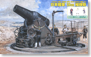 日本陸軍 28cm榴弾砲 乃木将軍付 (プラモデル)
