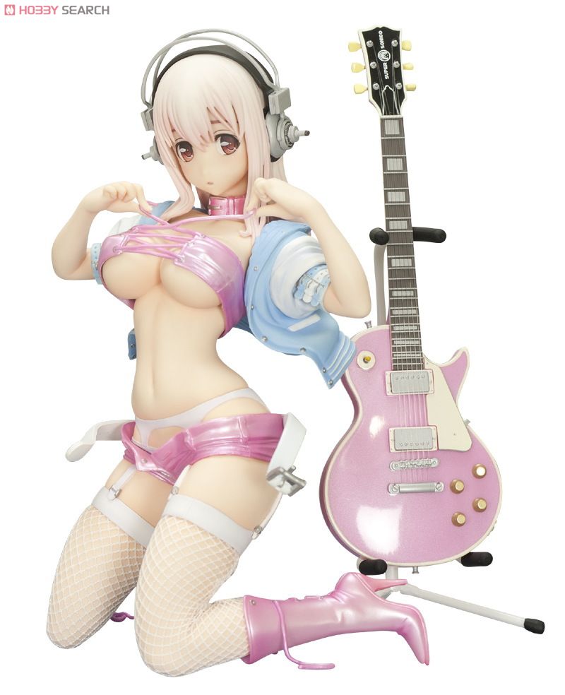 Super Sonico Bondage Ver. -Candy Pink- (PVC Figure) 商品画像1