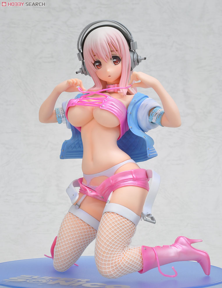 Super Sonico Bondage Ver. -Candy Pink- (PVC Figure) 商品画像13