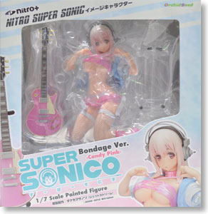 Super Sonico Bondage Ver. -Candy Pink- (PVC Figure) パッケージ1 Modal