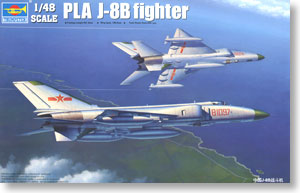 中国空軍 J-8IIB戦闘機 フィンバックF (プラモデル)
