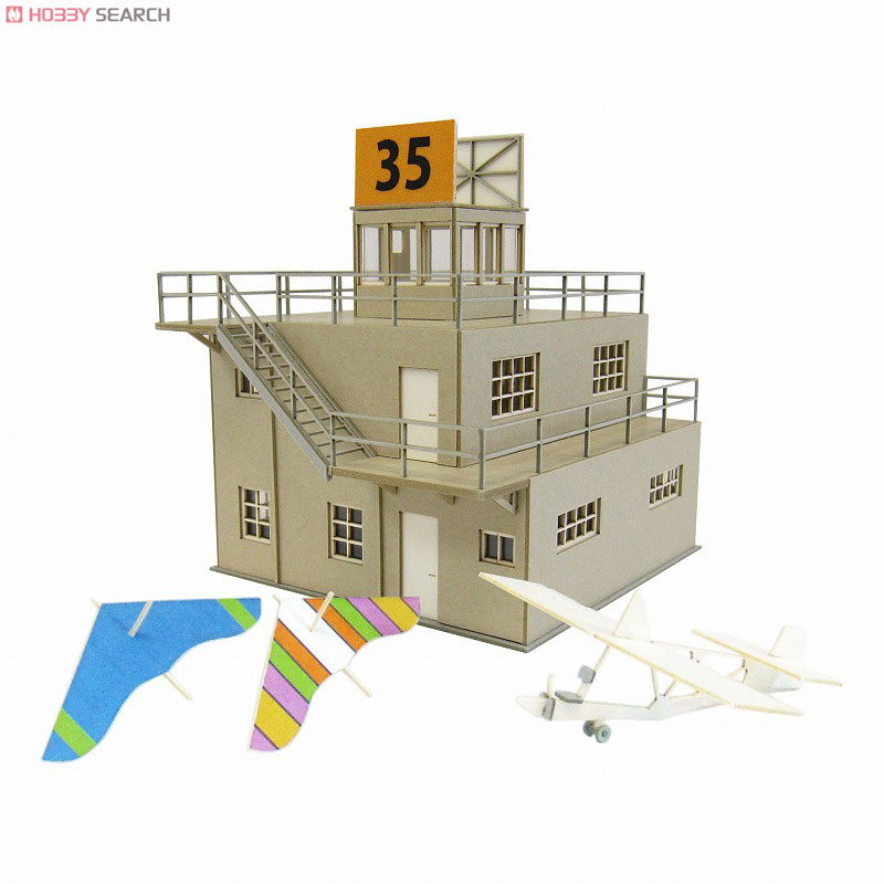 [みにちゅあーと] 航空情景シリーズ 管制塔 type-B (組み立てキット) (鉄道模型) 商品画像2