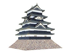 [Miniatuart] Castle Series : National Treasure Matsumoto Castle (Unassembled Kit) (Model Train)