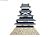 [みにちゅあーと] 名城シリーズ 国宝 松本城 (組み立てキット) (鉄道模型) 商品画像2