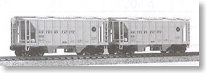 Covered Hopper Close SP (No.90735/90798) 2-Car Set (Light Gray) (Model Train)