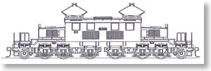 国鉄 EF13 25号機 凸型 電気機関車 丸ボンネットタイプ (EF13III) (組み立てキット) (鉄道模型)