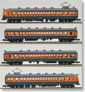 The Railway Collection J.N.R. Series52 First Edition Iida Line - Rapid color (4-Car Set) (Model Train)