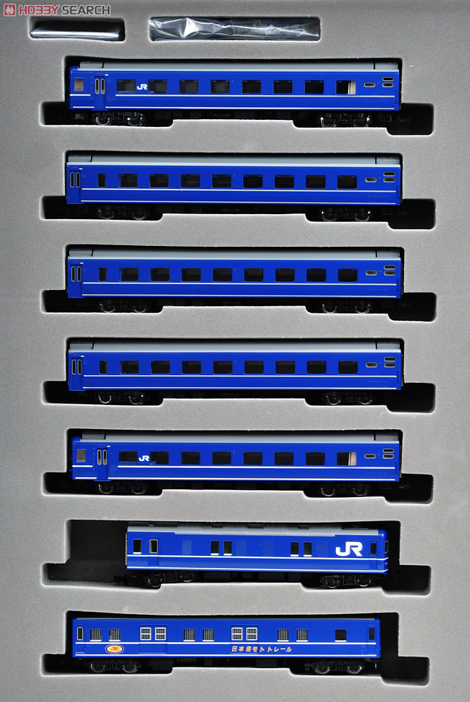 JR 24系25-0形 特急寝台客車 (日本海・モトトレール) (7両セット) (鉄道模型) 商品画像1