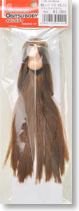 Hair Implant Head 11-01 (Natural/Medium Brown) (Fashion Doll)