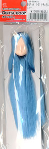 Hair Implant Head 11-01 (Natural/Blue) (Fashion Doll)