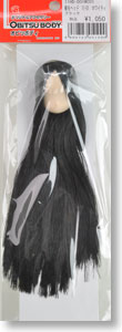 Hair Implant Head 11-01 (Whity/Black) (Fashion Doll)