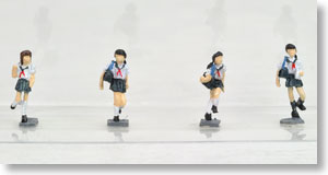 女子高校生階段 (セーラー服) (鉄道模型)