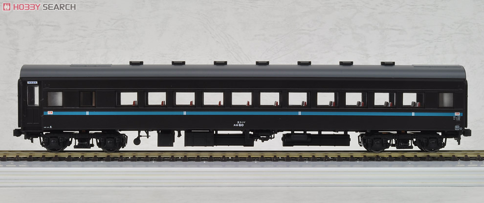 1/80(HO) Passenger Car Type SURO60 Coach (J.N.R. Grape Color #1) (Additional Coach for Limited Express `Tubame`) (Model Train) Item picture1