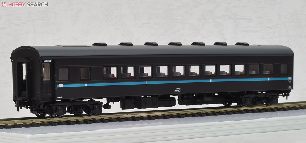 1/80(HO) Passenger Car Type SURO60 Coach (J.N.R. Grape Color #1) (Additional Coach for Limited Express `Tubame`) (Model Train) Item picture2