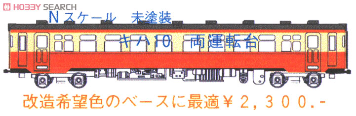 キハ10 未塗装組立てキット (T) (組み立てキット) (鉄道模型) 商品画像1