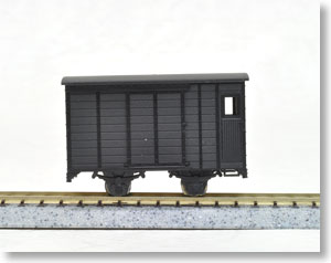 HO Narrow (HOn, 9mm) Light Railways Wagon&Caboose `Wafu` Style Black Color (Model Train)