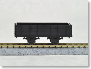 HO Narrow (HOn, 9mm) Light Railways Open Wagon Type-A Black Color (Model Train)