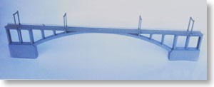 (N) 碓氷峠 PCアーチ橋(コンクリート橋) ペーパー製キット (組み立てキット) (鉄道模型)