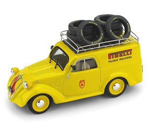 フィアット 500B ミニバン 1950 ミッレ・ミリア PIRELLI サービスカー (ミニカー)