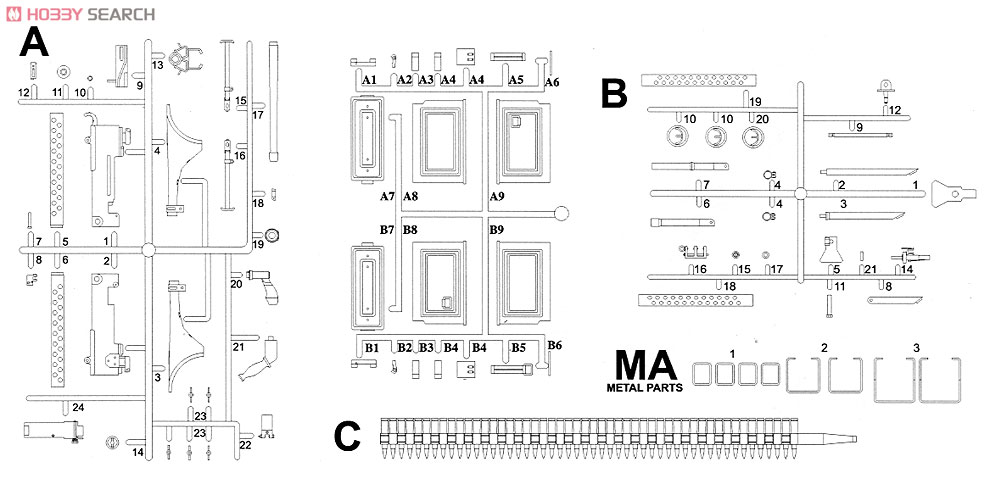 WW.II M1919 .30 cal Machine Gun (2 In 1) (Plastic model) Assembly guide2