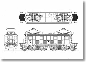 国鉄 ED19 3/4号機 電気機関車 (II) (組み立てキット) (鉄道模型)