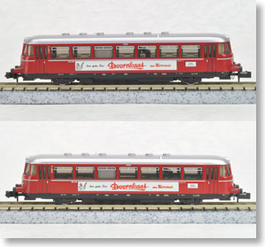 MAN Schienenbus (Rail Bus) MAN VT25/VT26 2-tlg. SWEG (Red) (2-Car Set) (Model Train)