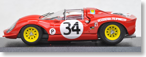 フェラーリ ディーノ 206s 1967年セブリング (No.34) (ミニカー)