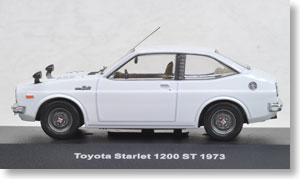 トヨタ スターレット 1200ST 1973 (ホワイト) (ミニカー)