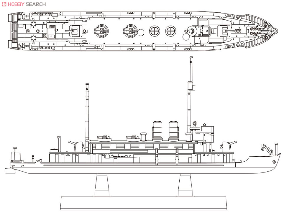 I.J.N Gunboat Seta (Plastic model) Item picture1
