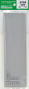 Roof of Japanese Tile (3pcs.) (Unassembled Kit) (Model Train)